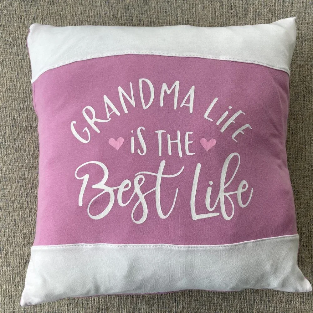 Grandma Life is the Best Life 16x16 pillow cover t- shirt Throw pillow gift